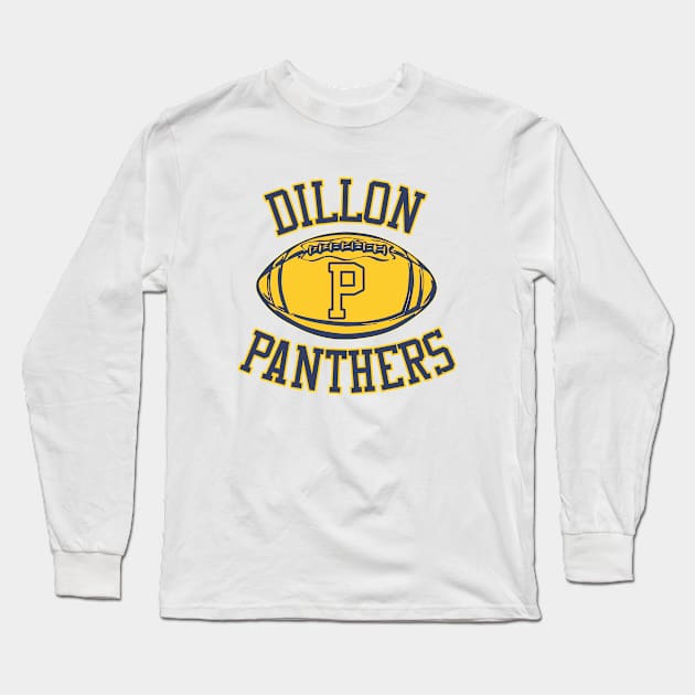 Dillon Panthers Football Long Sleeve T-Shirt by Geminiguys